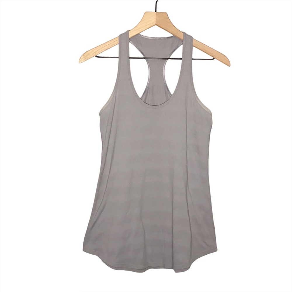 Lululemon Gray Racerback Tank Top 6